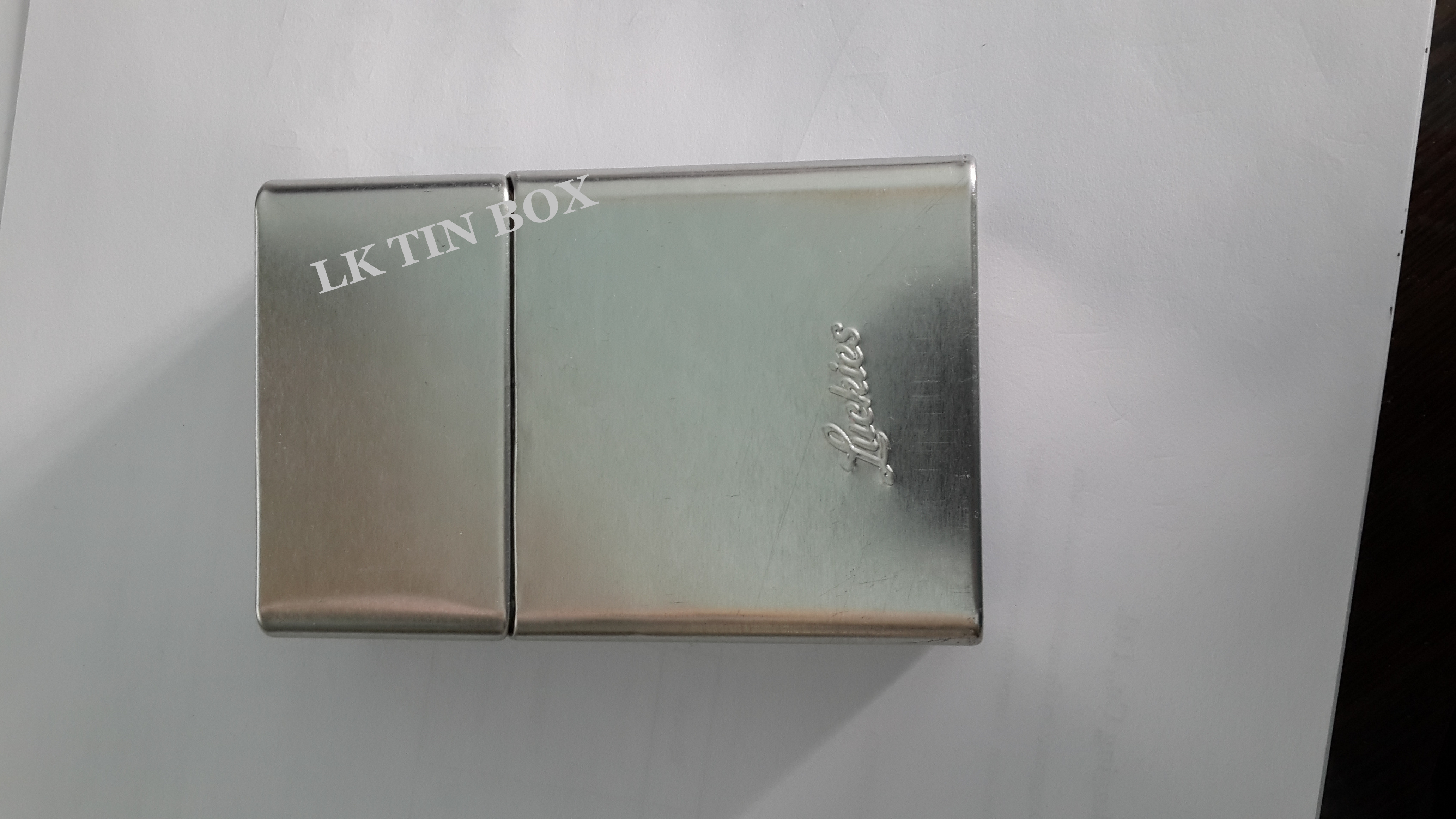 Bat Tobacco Metal Cigarette Cases With Embossing , Cigarette Pack Cases