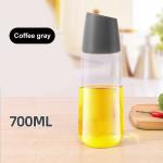 700ml Automatic Opening Olive Oil Glass Bottles Transparent Color