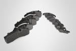 Baiyun Vehicle Brake Pads 80000 - 100000km Warranty NAO Material