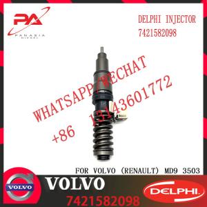 China Diesel Fuel Injector 20747798 85000675 21644600 85003950 7420747798 7421582098 E3.18 for V-O-L-V (RENAULT) MD9 3503 factory