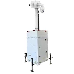 China Firm And Stable Mobile Security Camera Cctv Surveillance Security Cuboid For Temporary Monitoring factory