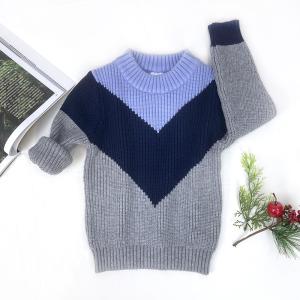 China Children Warm Wear Pullover Top Custom Design Knit Clothes Kids Baby Boy &amp; Girls Sweater for Winter factory