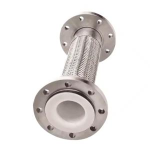 China 1-12 Inch Fittings Connect Stainless Steel Flex Hose Large Diameter SS304 And SS316 Flexible Metal Braided Hose factory