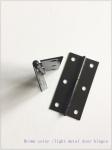 Black Color Painting Heavy Duty Door Hinges , Durable Garage Door Hinges Water