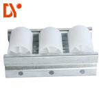 White Color Plastic Roller Track Cold Pressing / Rolling Rust Proof Custom