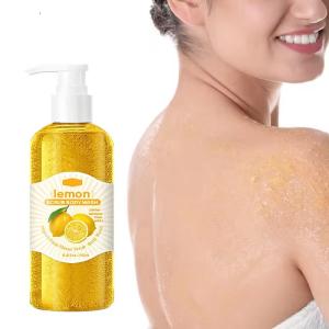 China ODM Fresh Lemon Scented Shower Gel Exfoliating Moisturizing Bodywash Pores Deep Clean factory