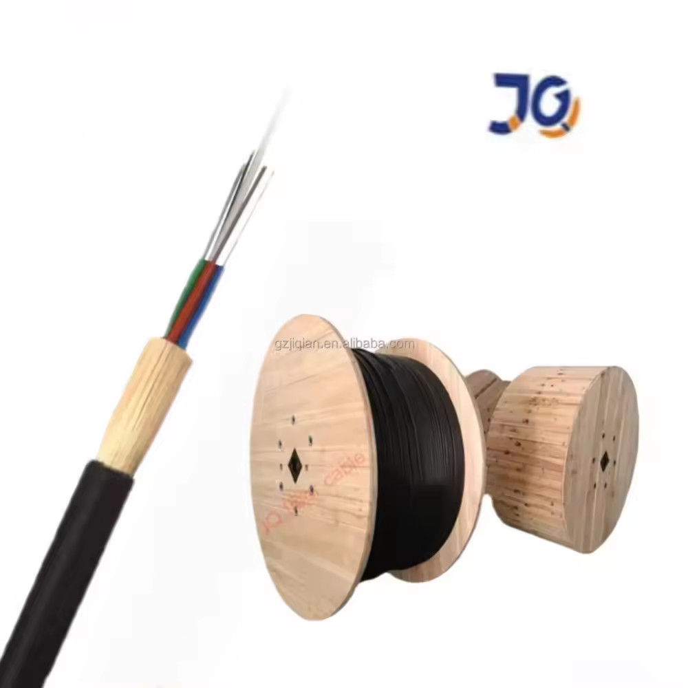 12Fo Fiber Optic ADSS Cable Adss 12 Core Price Per KM Fiber Optical Cable Self Support With Roll Drum Packing