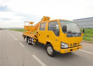China 6475kg Weight 4x2 Drive KaiFan Aerial Work Platform Truck 18M Telescopic Boom factory