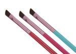 Custom Beauty Eye Brow Brush With Wood Handle , Private Label Makeup Brushes