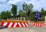650mm Height Lifting Hydraulic Road Blocker With LED Lights