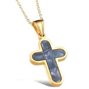 China New Fashion Tagor Jewelry 316L Stainless Steel Pendant Necklace TYGN076 factory