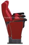 Aluminum Legs Auditorium Theater Seating Ash Wood Veneer Finished XJ-389