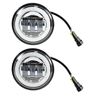 China CREE 4.5 Inch Harley Davidson Halo Fog Lights , Angel Eye Halo Headlights factory