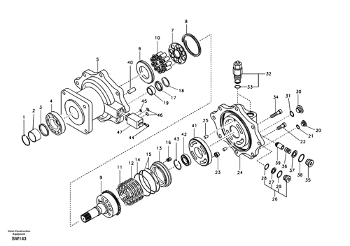 EC360B volvo part scheme