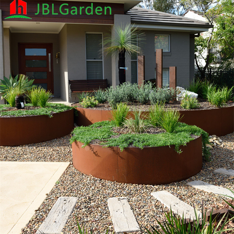 Custom Outdoor Garden Flower Pot Planters Large Metal