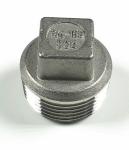 Stainless Steel 201 304 Quadragon Plug Head Nipple Connector for Casting Pipe