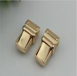 Fashion bag make accessories light gold metal press locks for handbags