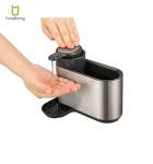 Custom Logo Kitchen Sink Organizer , Stainless Steel Caddy Shelf And Dispenser