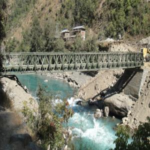 China Length 54m Prefabricated Steel Truss Bridge Tracked Load 50t factory