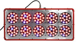 China Apollo 10 150x3W LED hydroponics lighting actual power 337W~364W 35700lux/1m 19000/1.5m factory