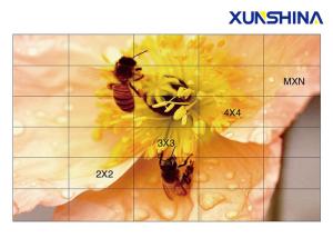 China 700 Nits High Brightness 55 Video Wall Display MxN Seamless For Bars factory