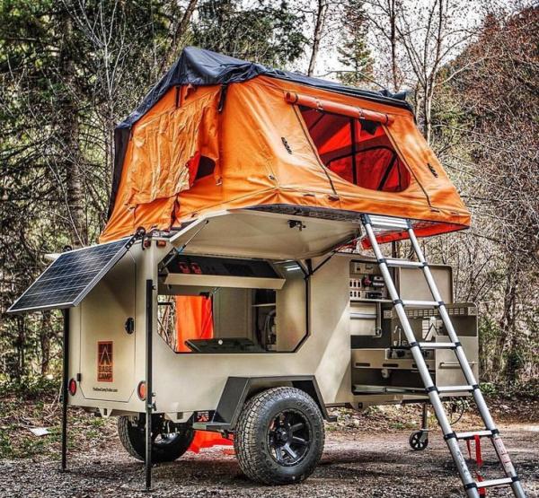 Easy Installation Roof Rack Awning Tent , Breathable Car Awning Tent For 3