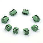 HQ350V-3.5mm/3.96mm Pcb Screw Terminal Block 2P Electric Brass Cage