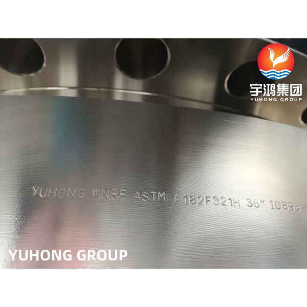 Stainless Steel Flanges ASTM A182 F321H, UNS S32109 Weld Neck Raised Face Flanges B16.47