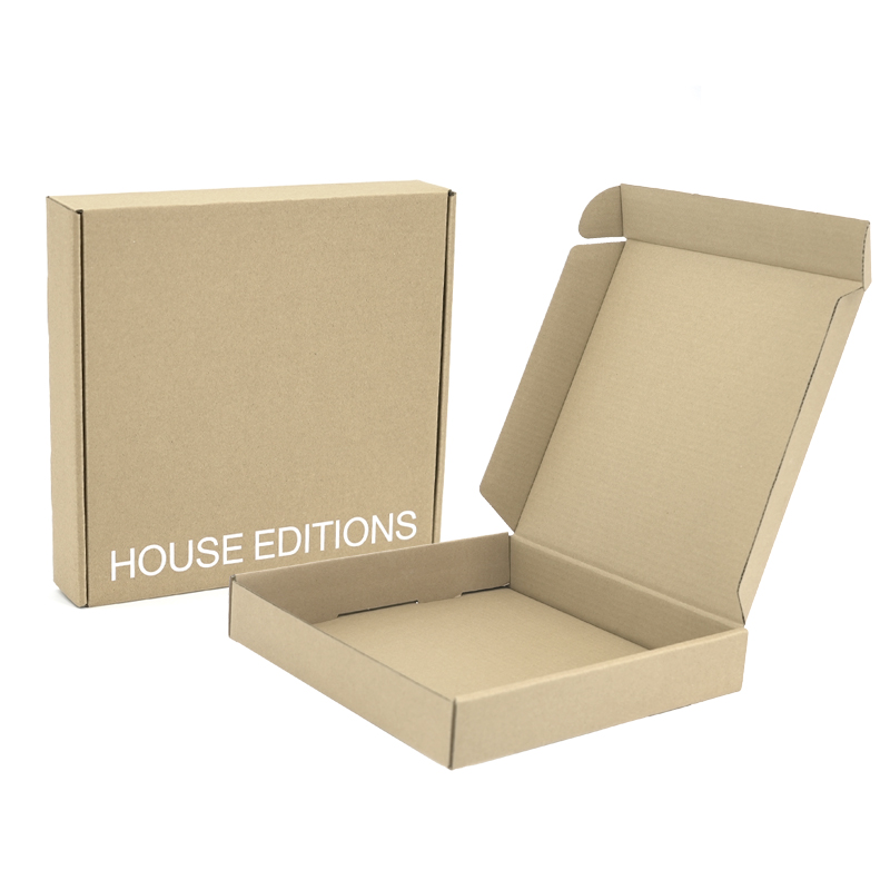 Custom Size And Logo Corrugated Printed Kraft Paper Pizza Box For Food Packaging
