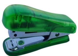 China Hot Sale 10 Sheets Paper Available #10 staple Plastic And Metal Material Office Mini Stapler factory