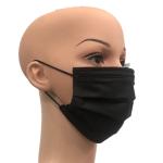 S&J Color Black Disposable Face Mask Non medical Custom Black 4 ply