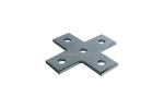 Unistrut 2 Hole 3-Hole 4 Hole Splice Flat Plates Steel Metal Channel Fittings