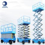 3.5T Construction Scissor Lift Customized Color In Ground Scissor Car Lift