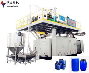 China Double Ring Drum Three Layer Blow Molding Machine With 132KW Extruder Motor factory