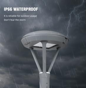 China 50W LED Post Top Lamp for Europe Type Villa Garden with 3/5 and 4000K Color Temperature factory