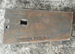 China High manganese steel jaw crusher cheek plates manufacturer and supplier factory