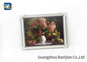 China Flowers Pattern 3D Lenticular Pictures Poster Painting Home Decor Wall Art Decor factory