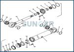 707-01-02010 7070102010 Lift Cylinder Seal Service Kit For KOMATSU WD600-1