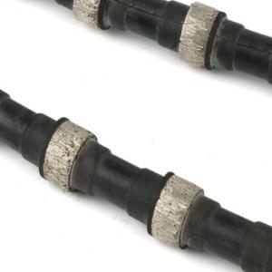 China Beads Diameter 11.5mm Diamond Wire Saw Diamond Cutting Rope For Granite Quarry factory