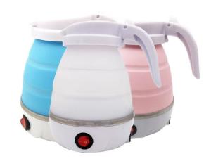 China Portable Silicone Travel Foldable Electric Kettle Food Grade Instant Heat Stainless Steel factory