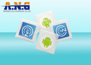 China ISO14443 RFID Passive Tags / Paper nfc chip sticker For Mobile Payment factory