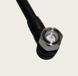 China 1/2 Superflex 7/16 DIN Male Right Angle To 4.3/10 Male Right Angle Jumper Cable 3M 5M 10M factory