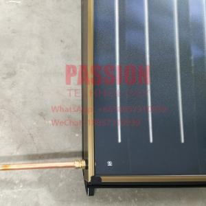 China 3m2 Red Copper Flat Plate Solar Collector 200L Compact Pressure Solar Water Heater factory