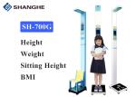 Ultrasonic Weight Machine For Child , Voice Guidance Weight And Height Scale