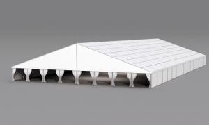 China Large Outdoor Warehouse Tent , Flame Retardant Fabric 20x30 Party Tent factory