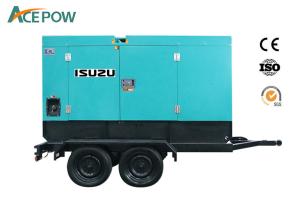 China 500KVA Outdoor Mobile Genset Trailer , Portable Silent Diesel Generator factory