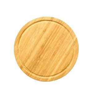 China CE Bamboo Butcher Block Cheese Cutting Board With Groove 20cm*1.6cm factory