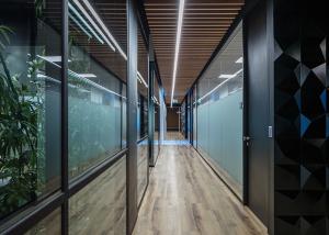 China Acoustic Office Mullion High Wall System Demountable Mullion Window Units Partition Panel factory