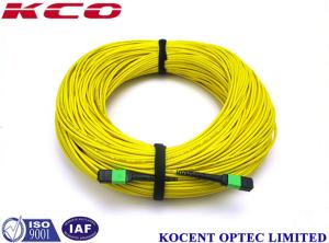 China MTP MPO APC Fiber Optic Multi-fiber Trunk Cables Patch Cord 12 Cores 24 Cores Single Mode SM factory