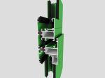 1.4mm 6061 Heat Treated Aging Resistance Extrusion Aluminium Profiles